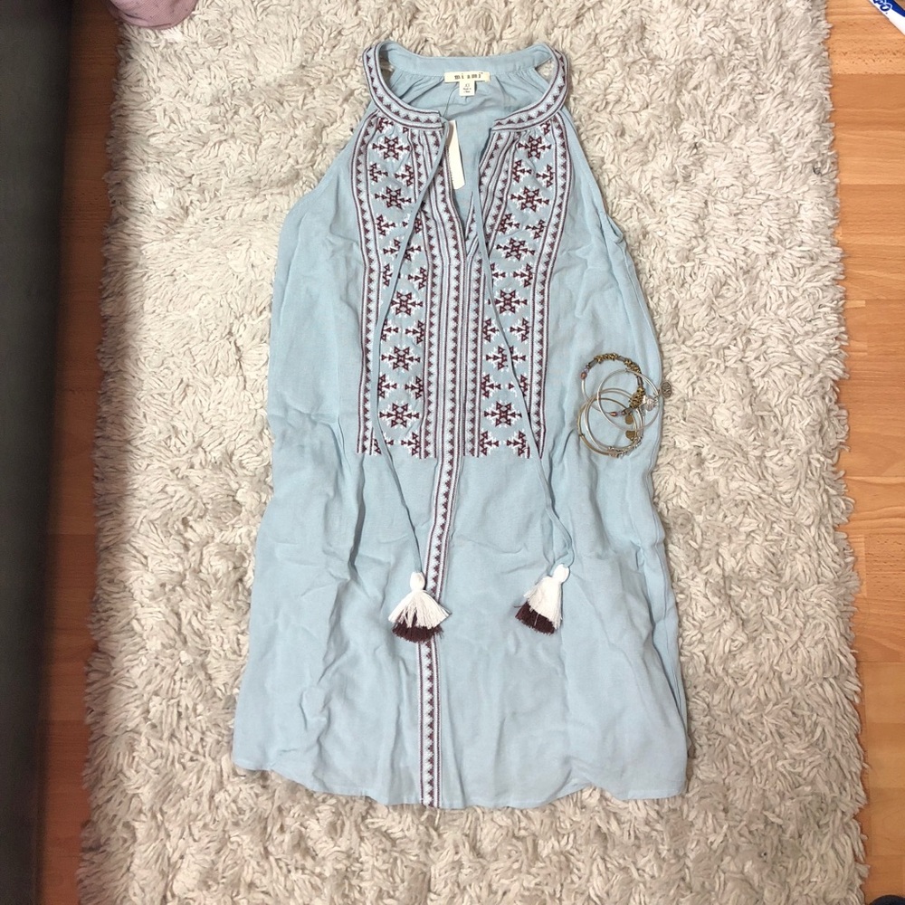 Francesca’s tribal dress